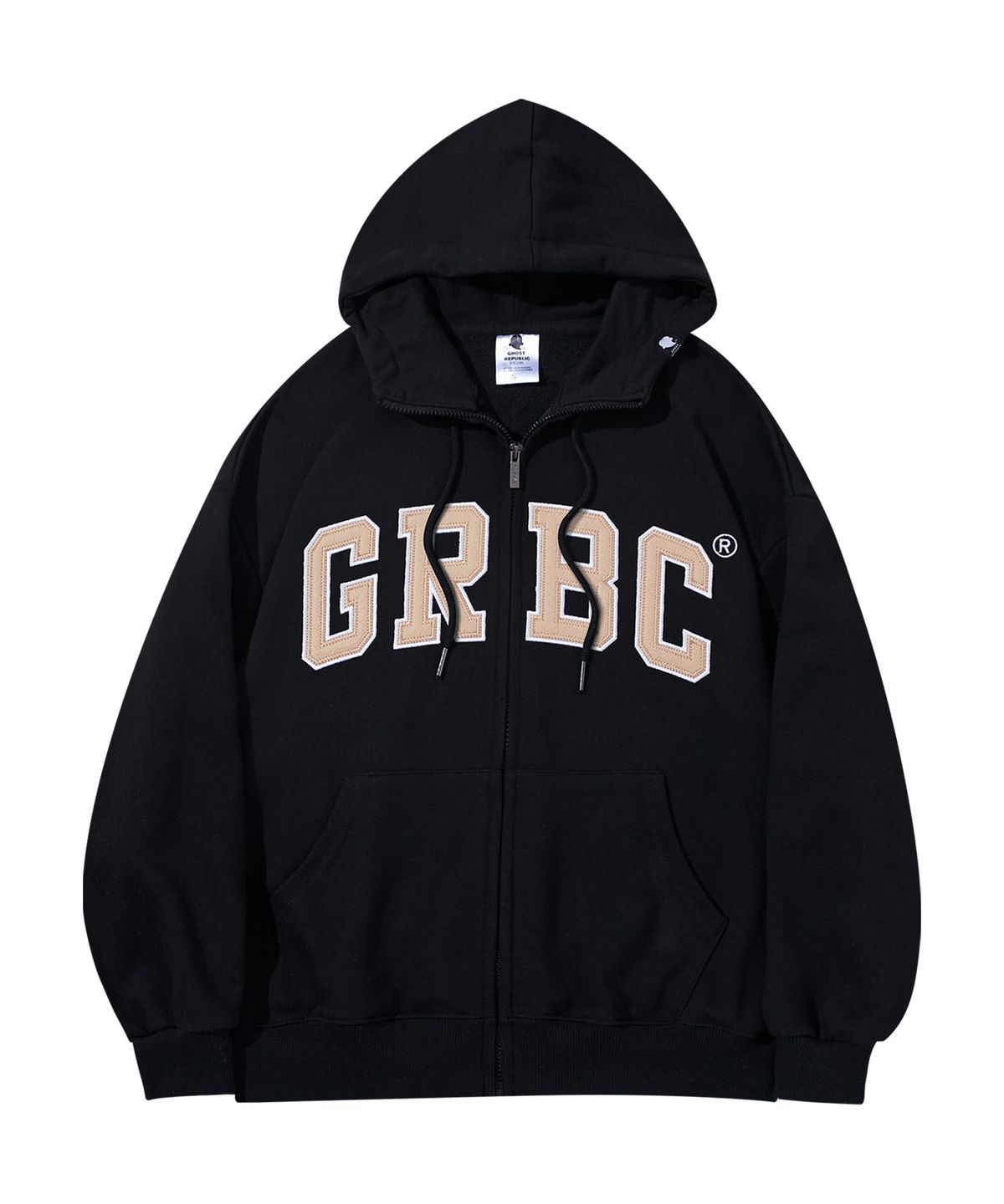 고스트리퍼블릭(GHOST REPUBLIC) GRBC 빅 패치 오버핏 후드집업 GHZ-269