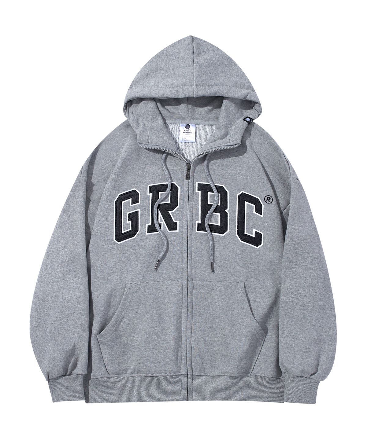 고스트리퍼블릭(GHOST REPUBLIC) GRBC 빅 패치 오버핏 후드집업 GHZ-269