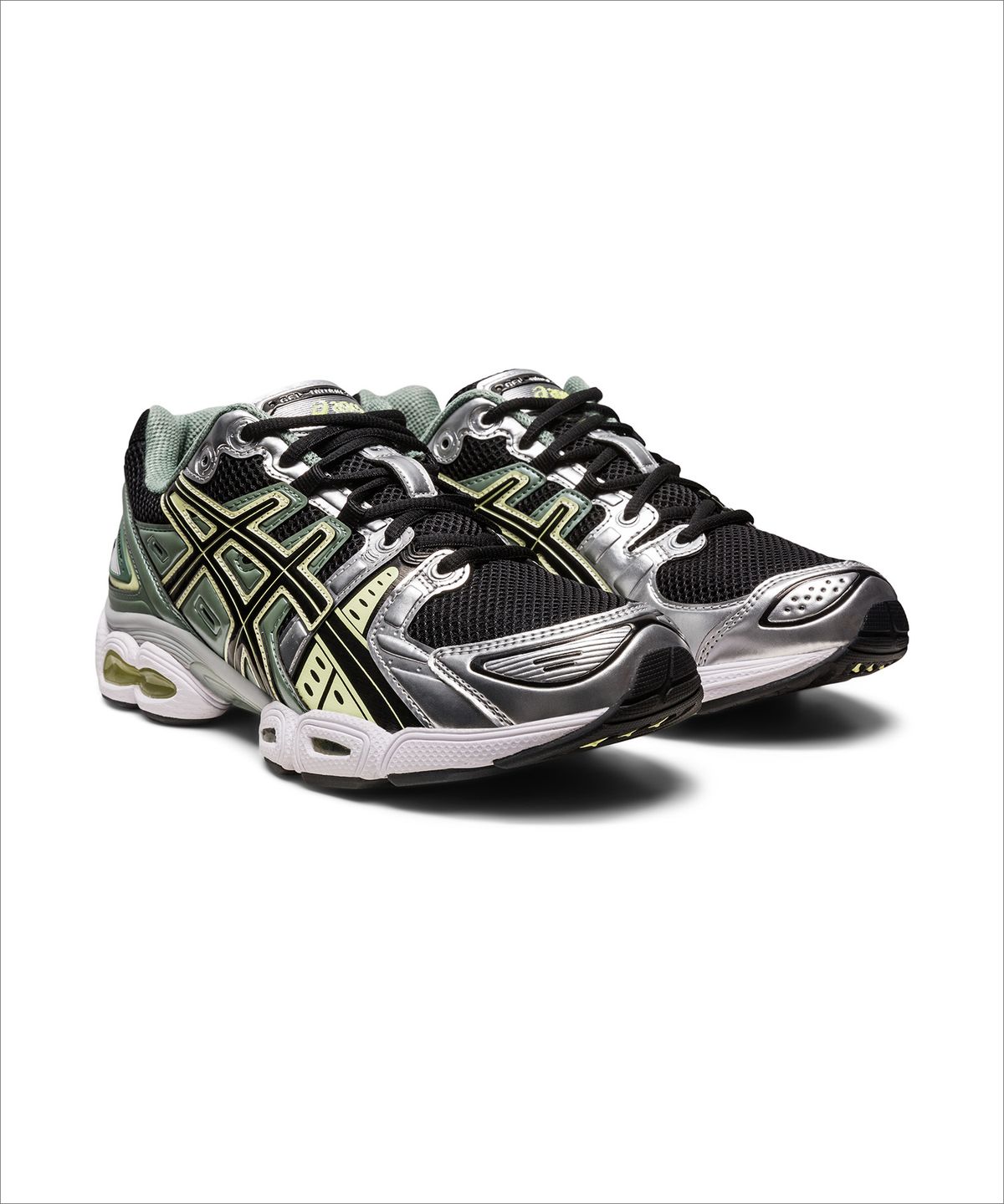 아식스(ASICS) 젤-님버스 9 - 블랙:퓨어 실버 / 1201A424-004