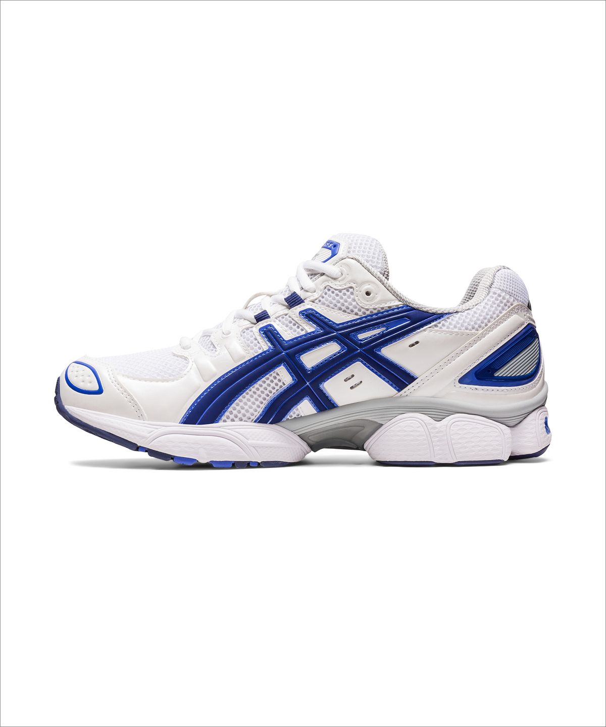 아식스(ASICS) 젤-님버스 9 - 화이트:인디고 블루 / 1201A424-103