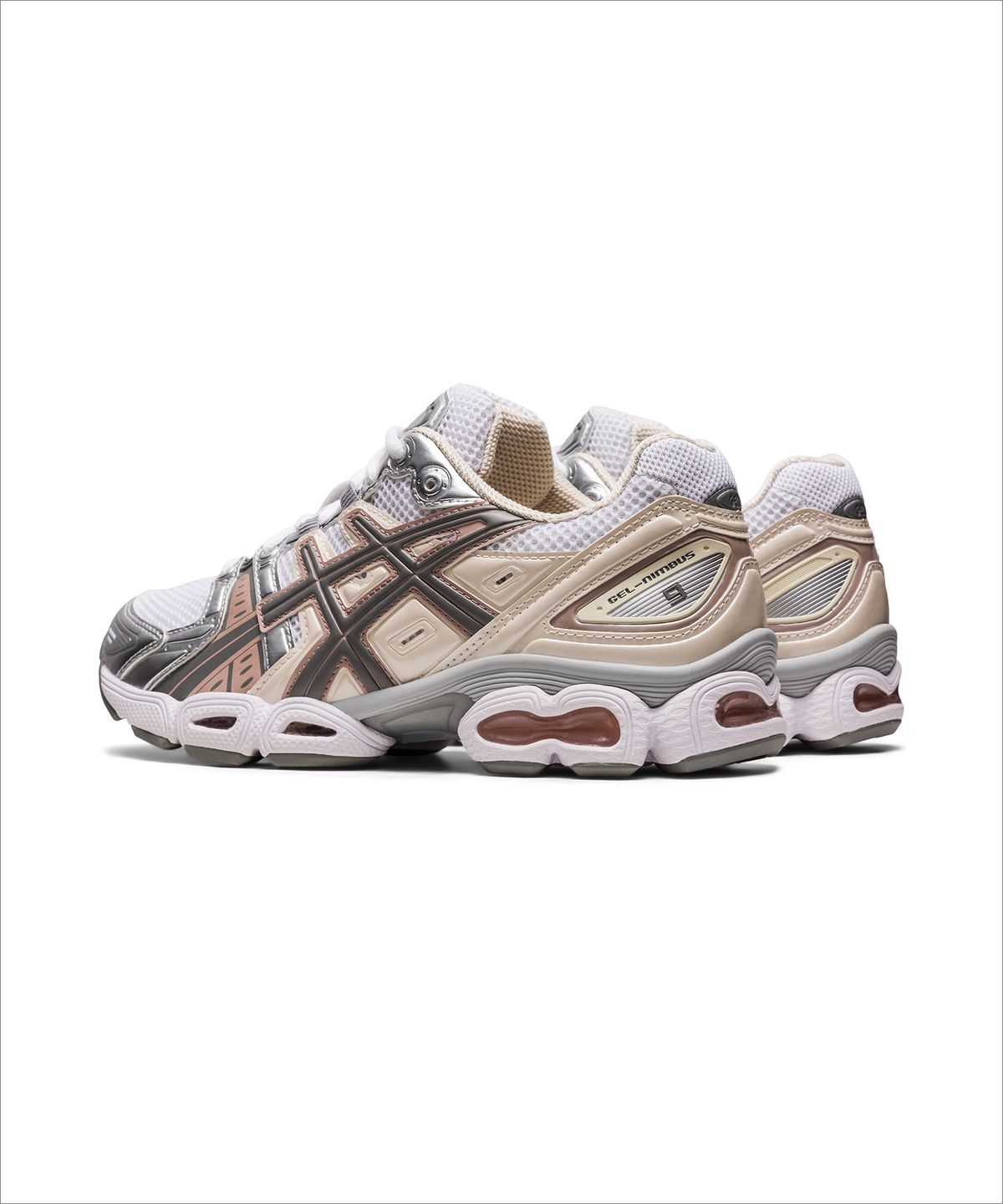 아식스(ASICS) 젤-님버스 9 - 화이트:오트밀 / 1202A278-104