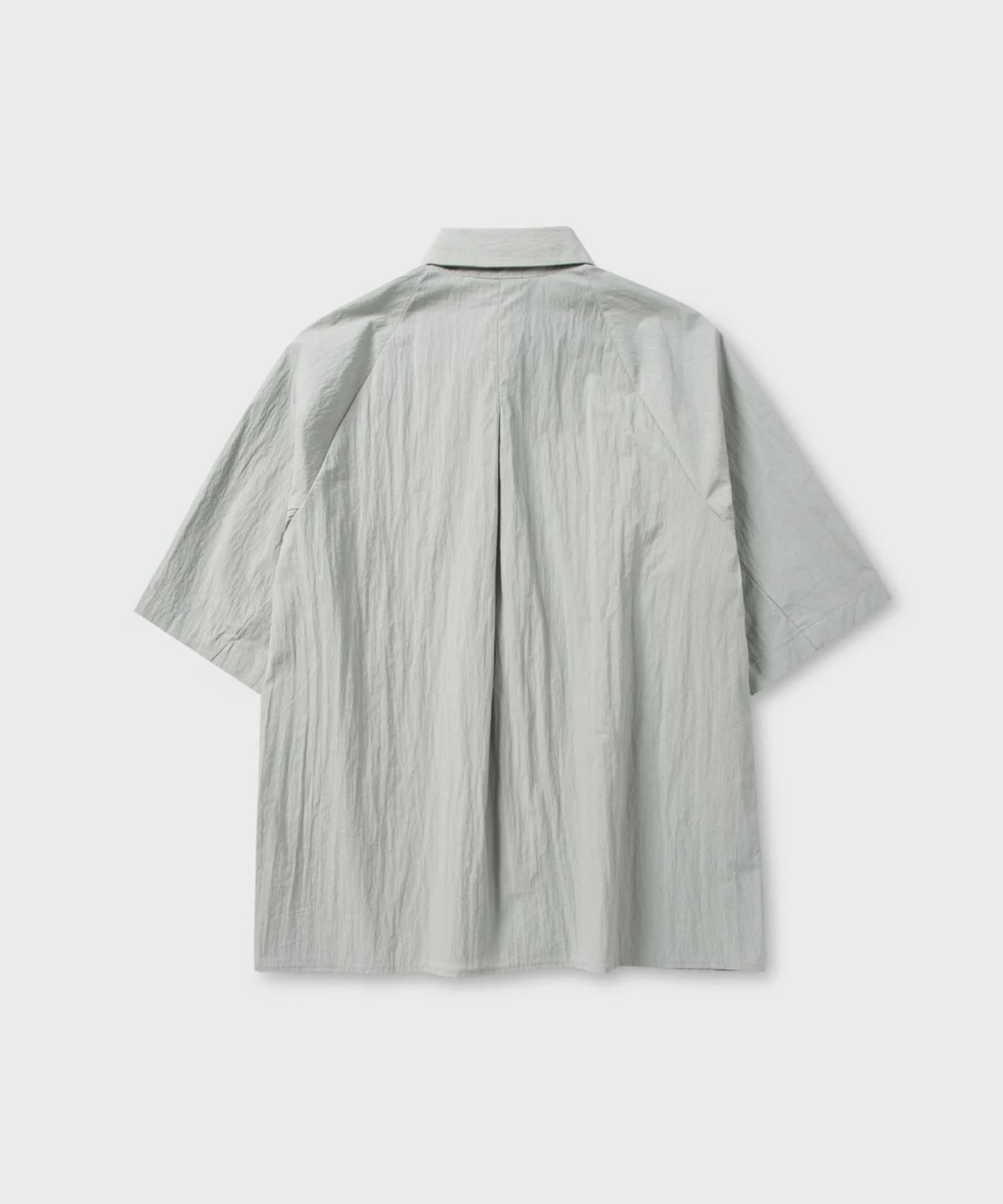 넌블랭크(NONBLANK) 네츄럴 링클 하프 슬리브 셔츠 Ⅱ_MINT