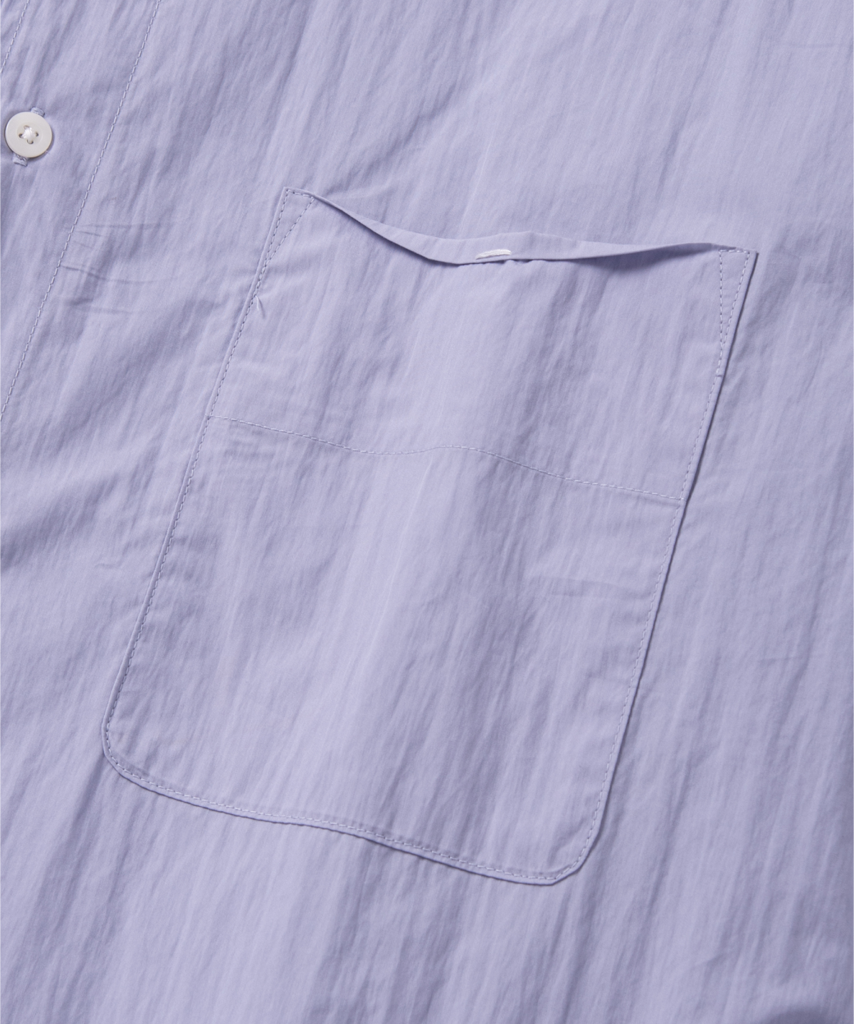 넌블랭크(NONBLANK) 네츄럴 링클 하프 슬리브 셔츠 Ⅱ_PURPLE