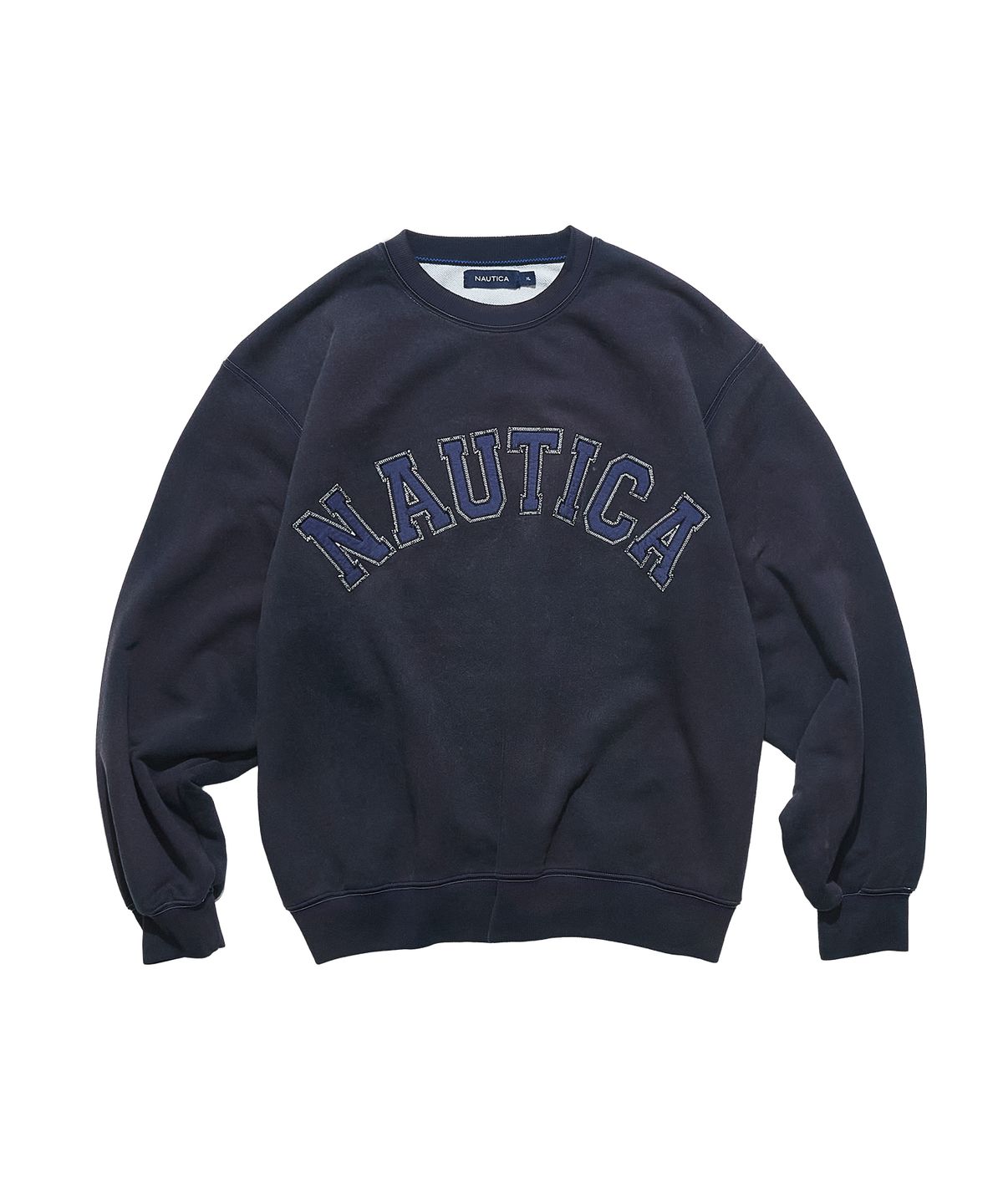 노티카(NAUTICA) 아치로고 다이드 스웨트셔츠(네이비) NSW4645NAZ