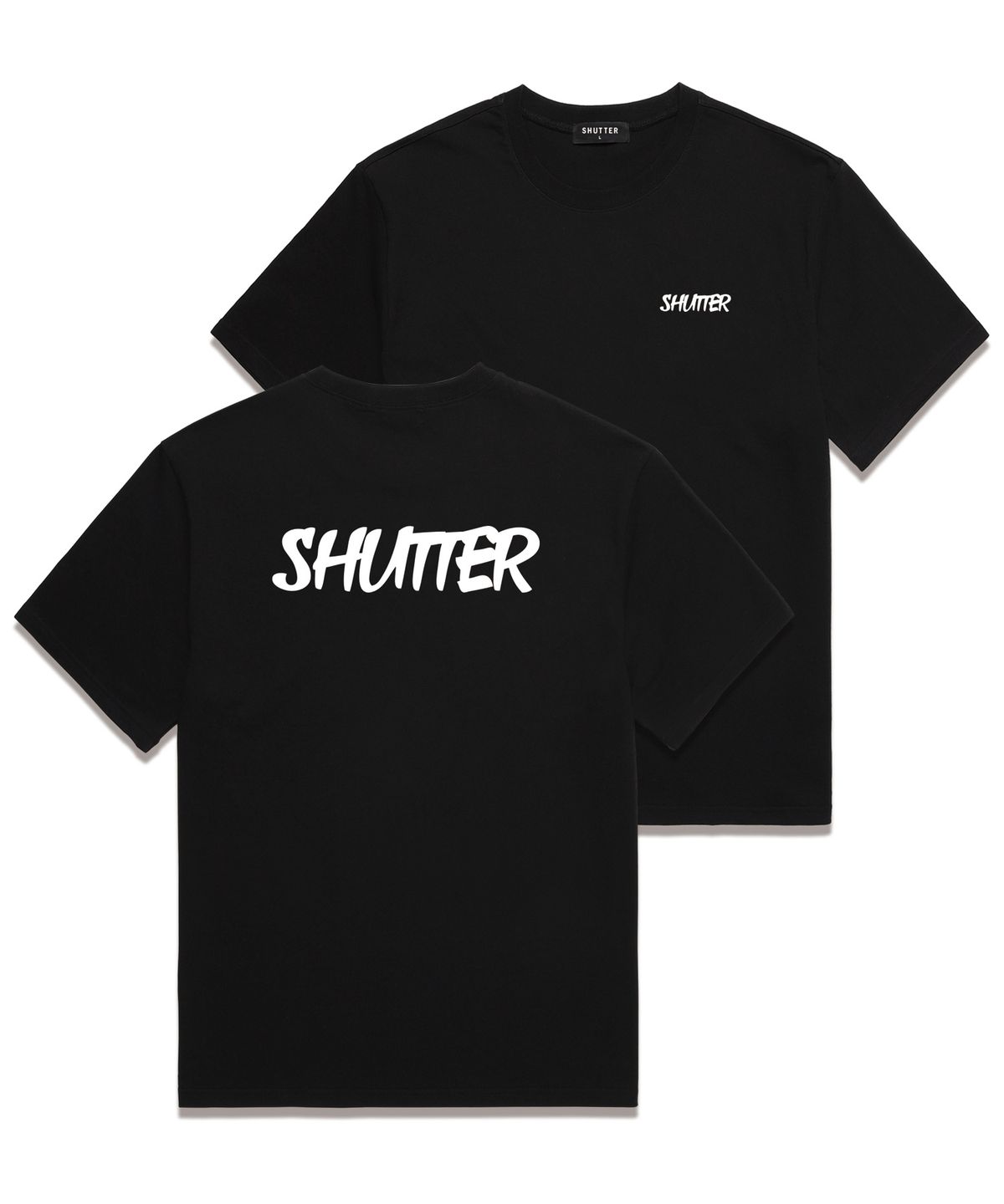 셔터(SHUTTER) GLORY 반팔 티셔츠 (SRTS205) 블랙