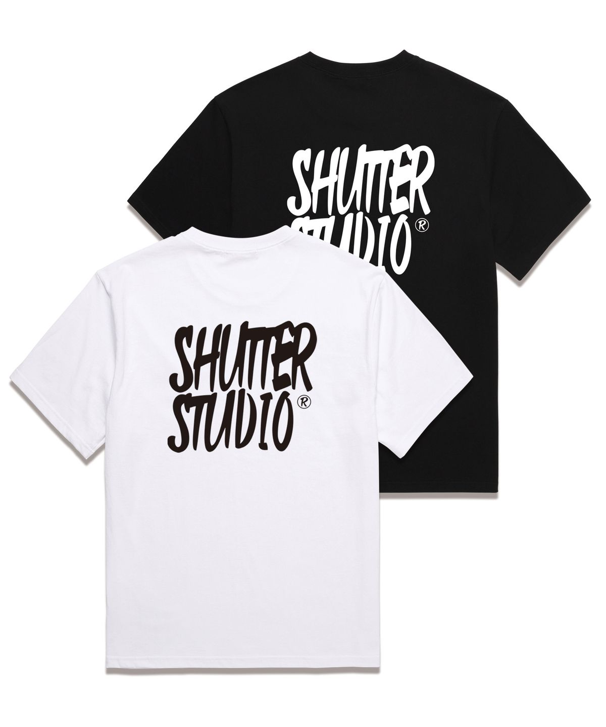셔터(SHUTTER) GLORY ST. 반팔 티셔츠 (SRTS206) 블랙_화이트