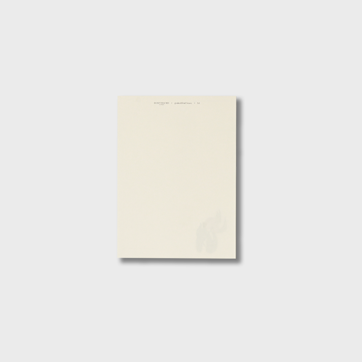 글월(GEULWOLL) Letter Set l Fruit Series 01 Donut Peach