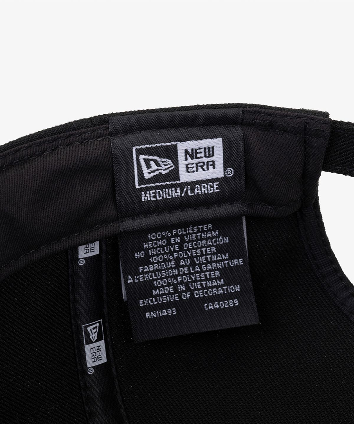 뉴에라(NEW ERA) MLB 베이직 뉴욕 양키스 K프레임 볼캡 화이트 온 블랙