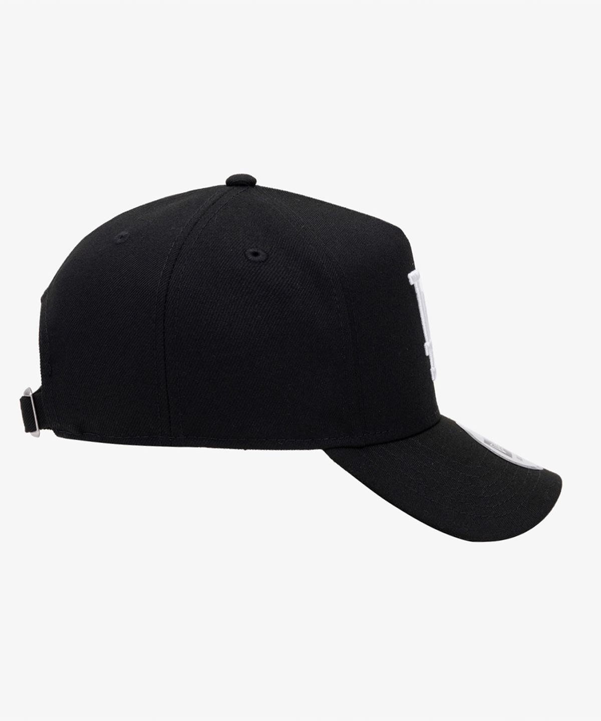 뉴에라(NEW ERA) MLB 베이직 LA 다저스 K프레임 볼캡 화이트 온 블랙