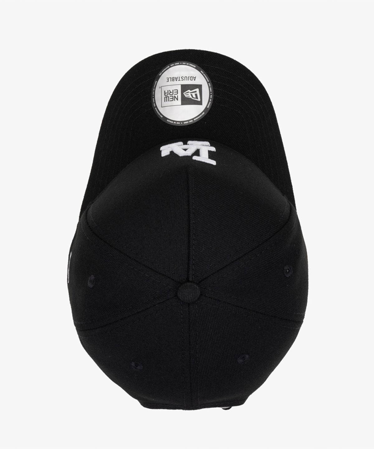 뉴에라(NEW ERA) MLB 베이직 LA 다저스 K프레임 볼캡 화이트 온 블랙
