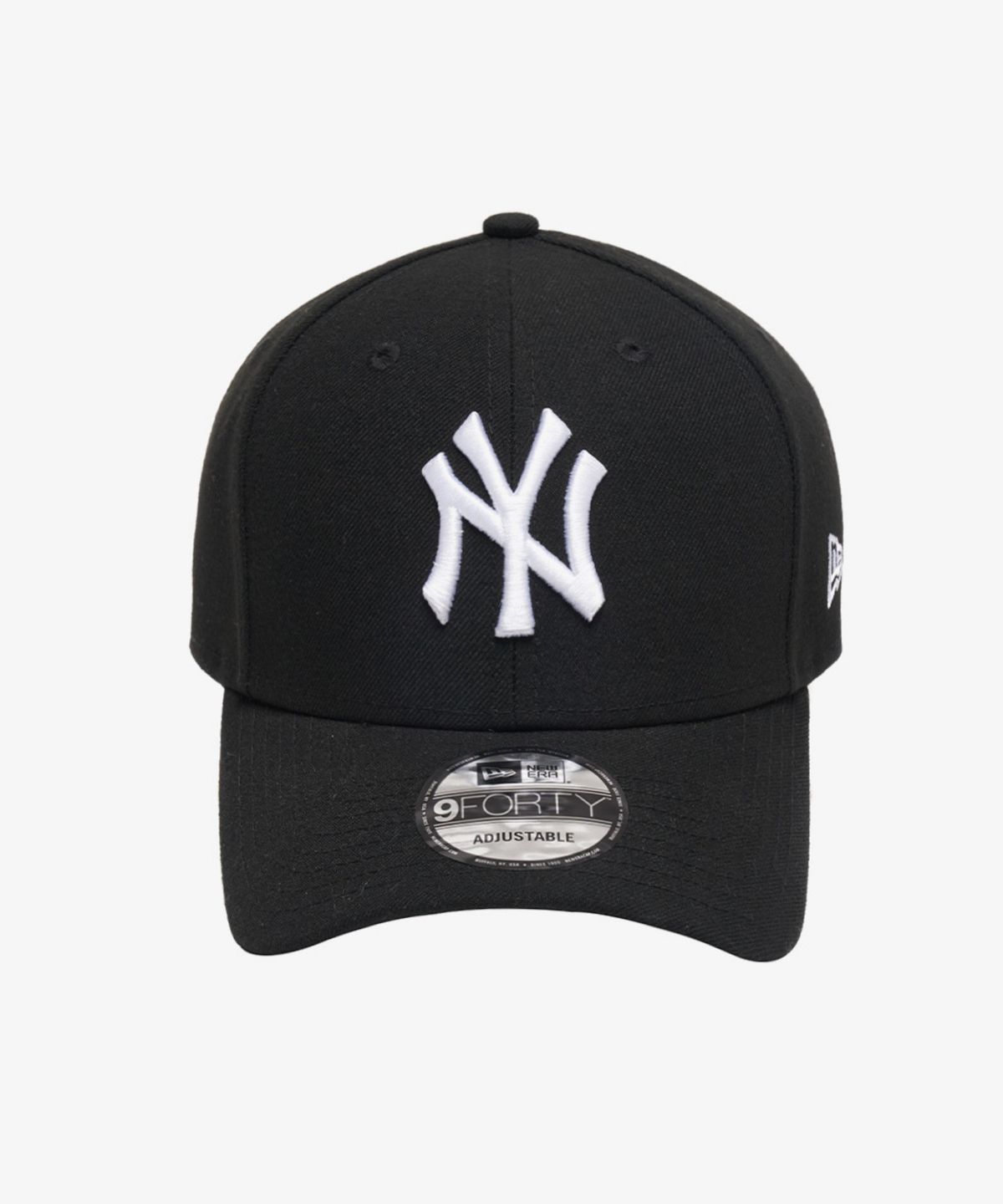뉴에라(NEW ERA) MLB 화이트 온 블랙 뉴욕 양키스 볼캡