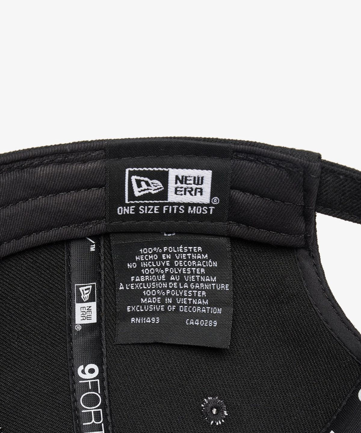 뉴에라(NEW ERA) MLB 화이트 온 블랙 뉴욕 양키스 볼캡