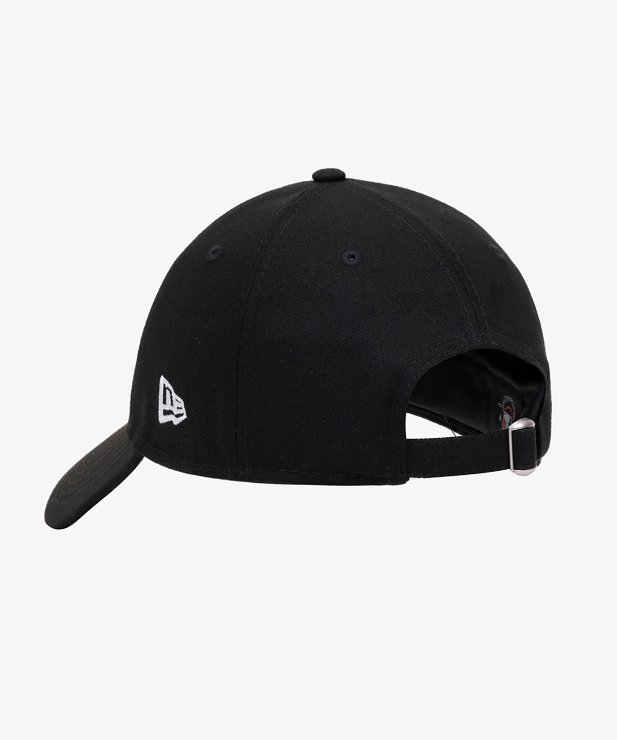 뉴에라(NEW ERA) MLB 베이직 LA 다저스 언스트럭쳐 볼캡 화이트 온 블랙
