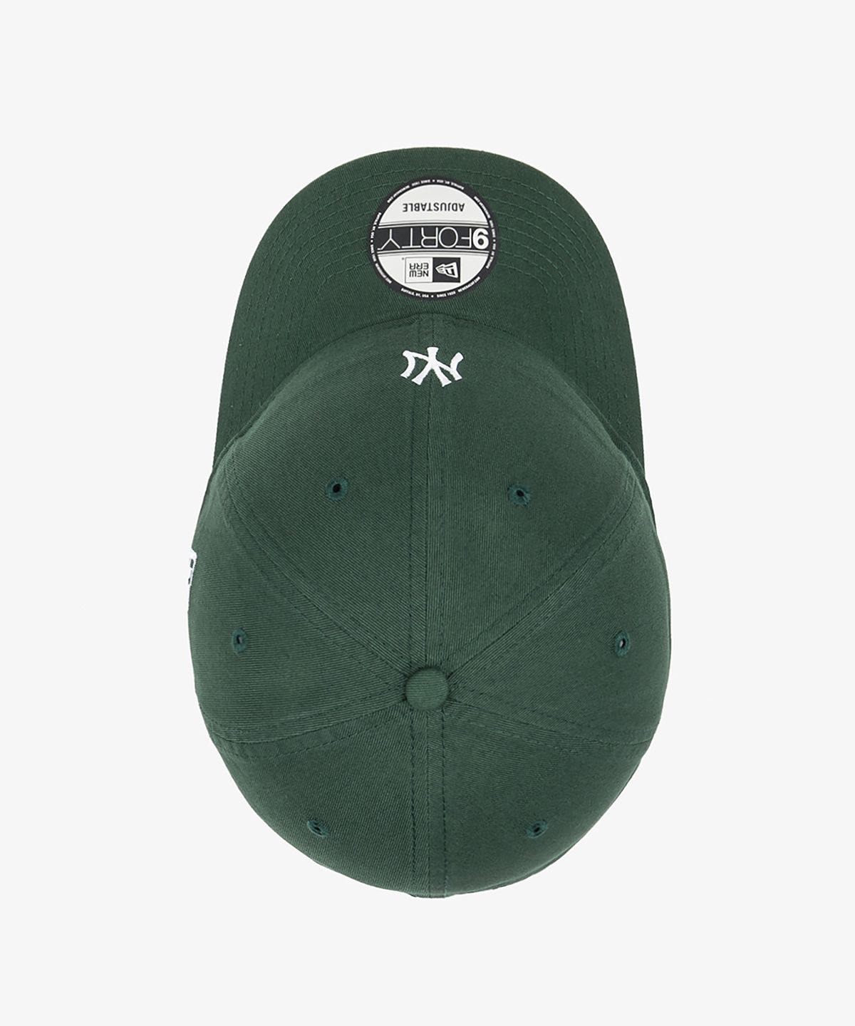 뉴에라(NEW ERA) MLB 워시드 미니 로고 뉴욕 양키스 언스트럭쳐 볼캡 실란트로 그린