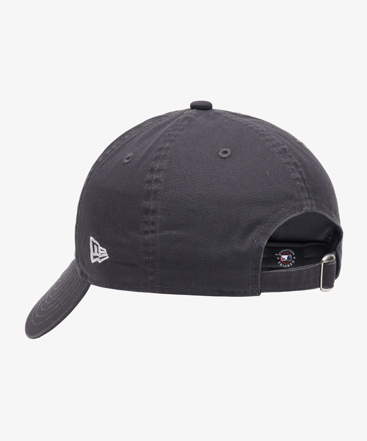 뉴에라(NEW ERA) MLB 워시드 미니 로고 뉴욕 양키스 언스트럭쳐 볼캡 다크 그레이