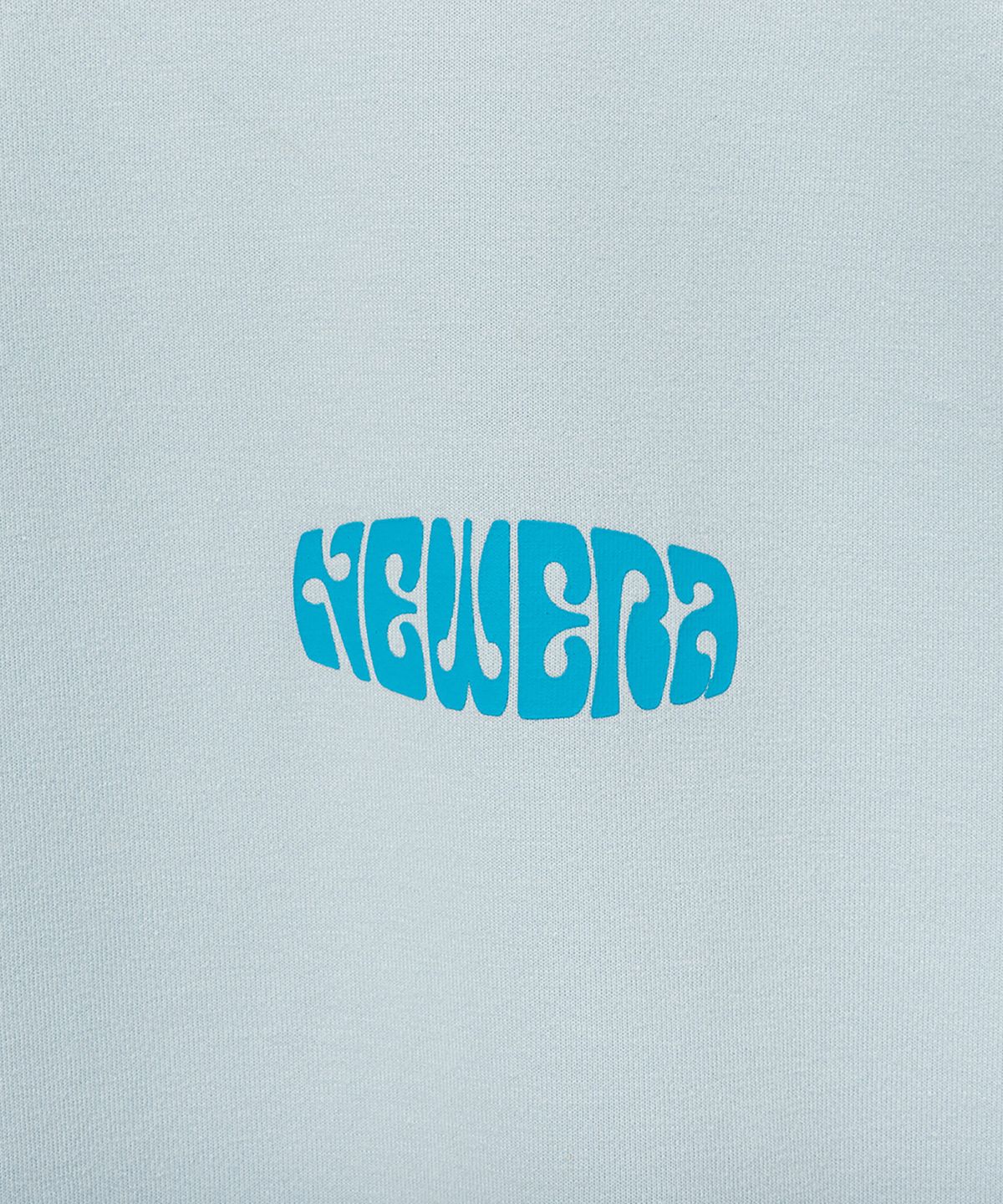 뉴에라(NEW ERA) 시즈널 컨텍트 어스 티셔츠 페일 블루