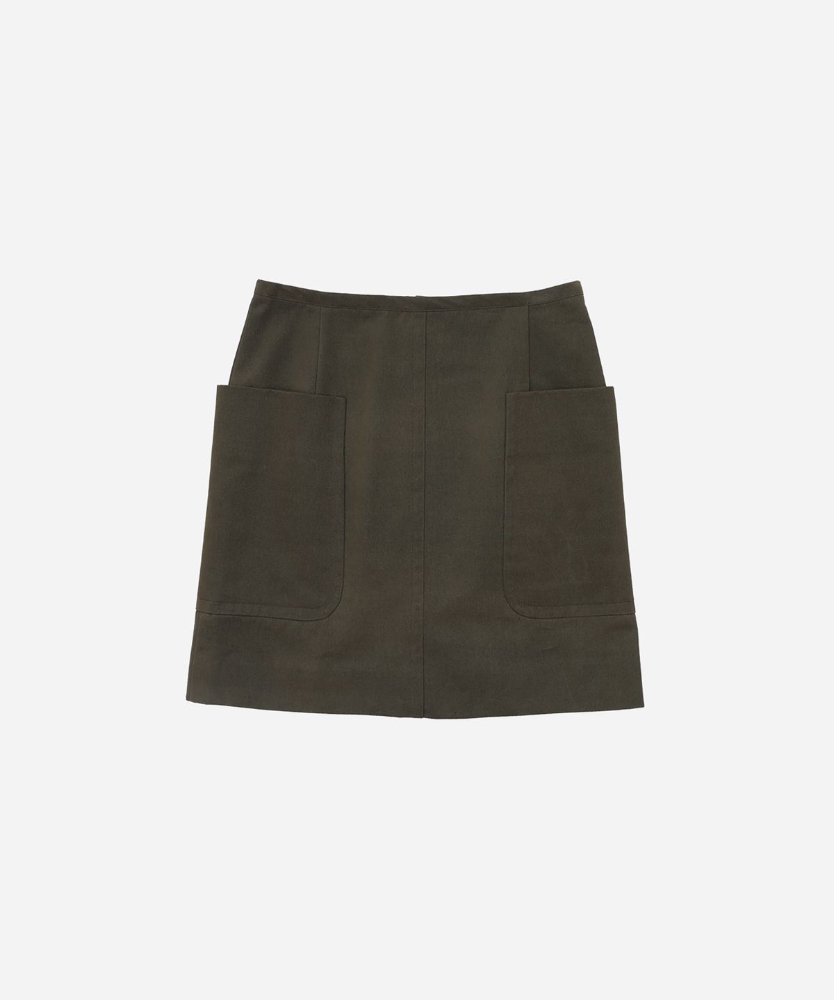 솔트앤초콜릿(SALT AND CHOCOLATE) SAC 아웃포켓 스커트 카키 4W231Z001