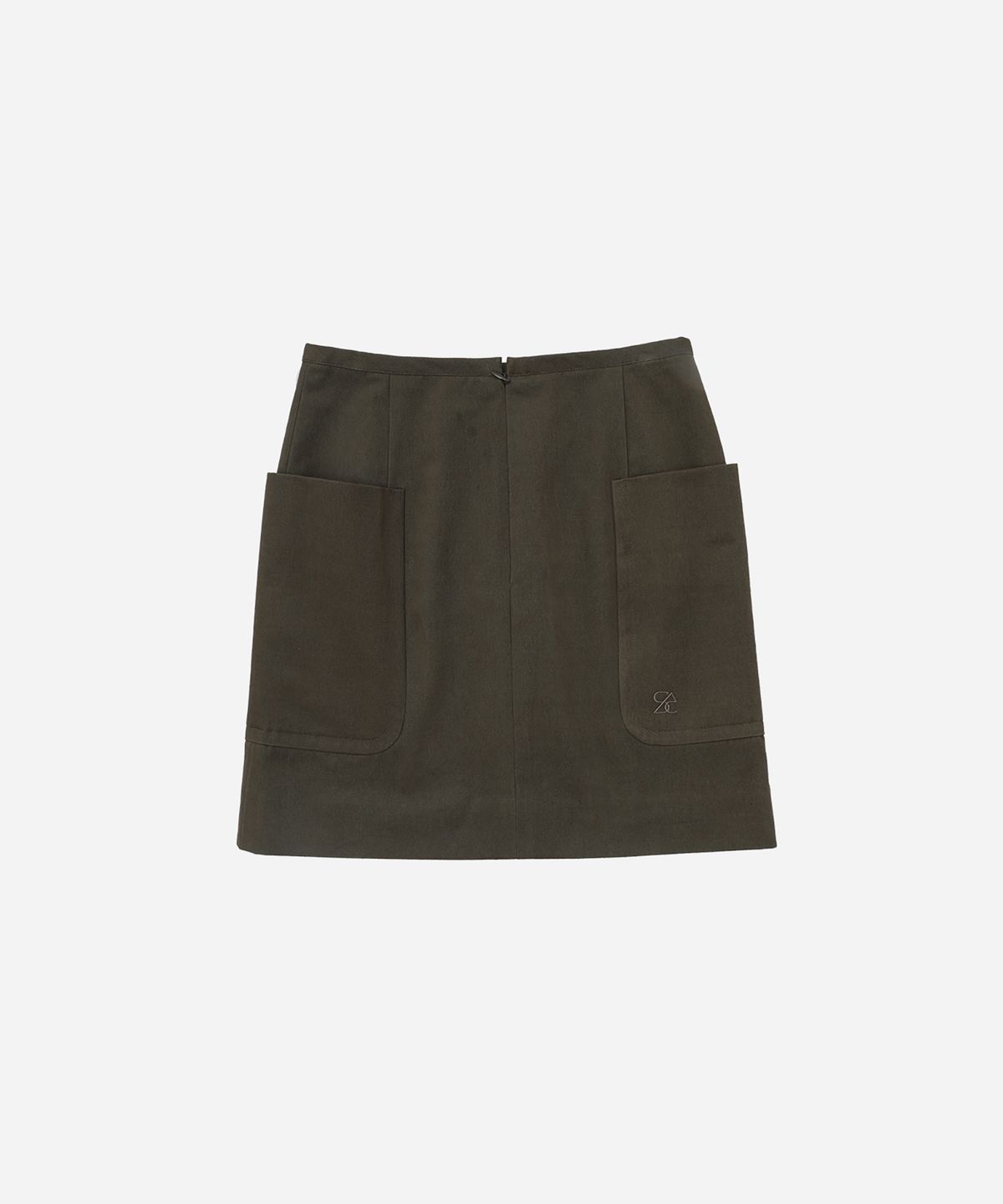 솔트앤초콜릿(SALT AND CHOCOLATE) SAC 아웃포켓 스커트 카키 4W231Z001