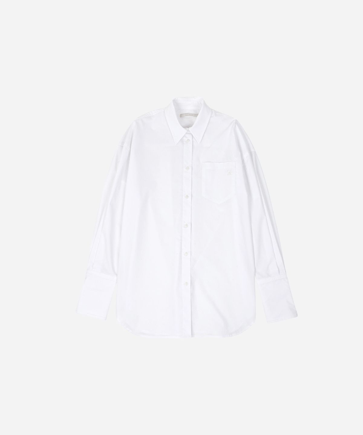 솔트앤초콜릿(SALT AND CHOCOLATE) SAC 포켓 링클프리 롱셔츠 화이트 4W2317002