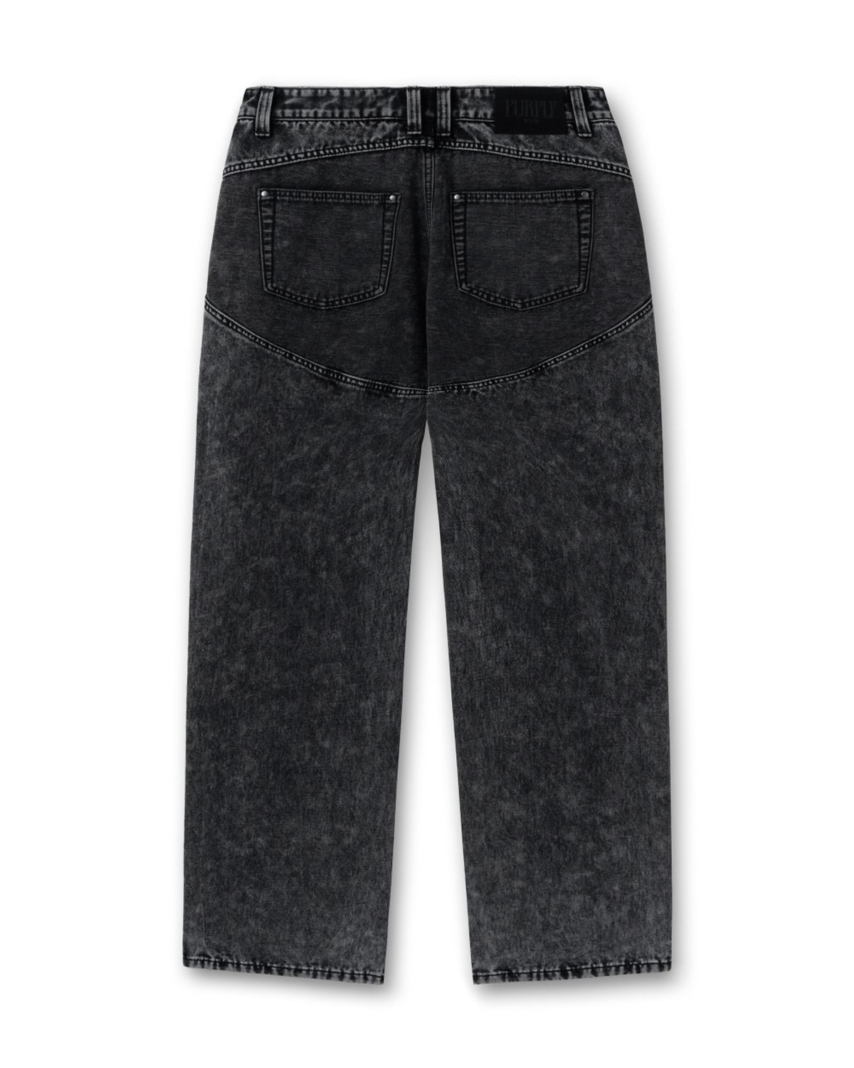 비슬로우(BESLOW) STUDED WESTERN JEAN BLACK