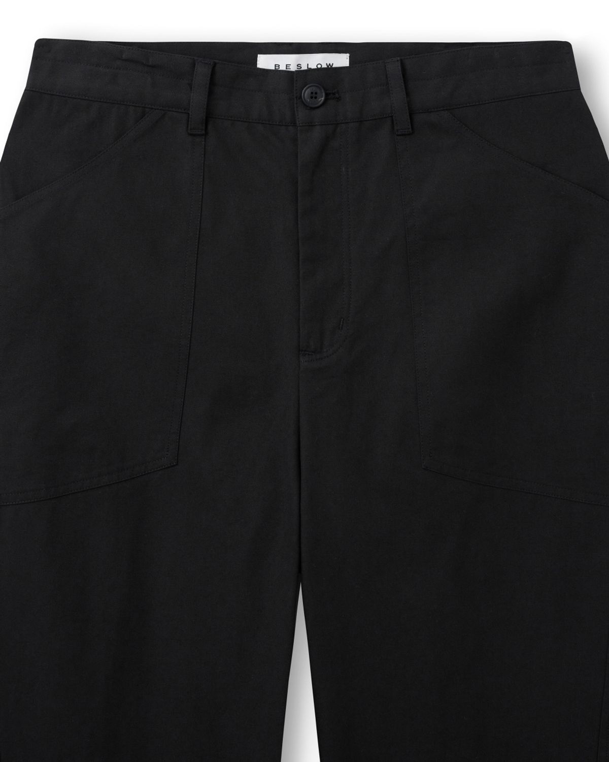 비슬로우(BESLOW) TWIST SEAM FATIGUE PANTS BLACK