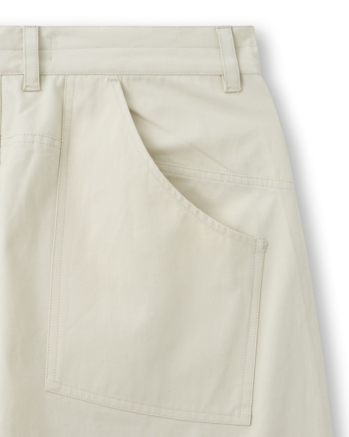 비슬로우(BESLOW) TWIST SEAM FATIGUE PANTS BEIGE
