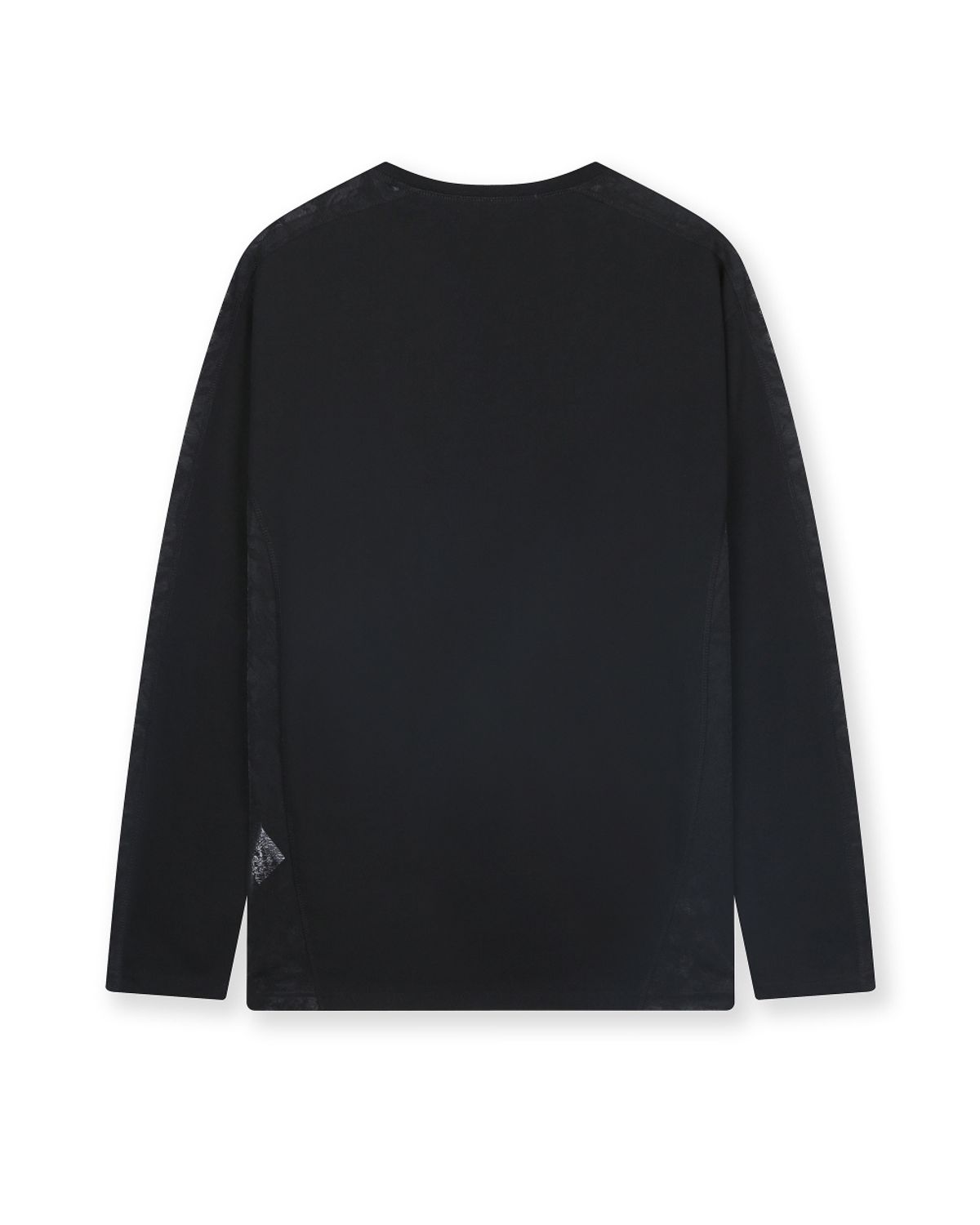 비슬로우(BESLOW) MESH COMBI T-SHIRTS BLACK