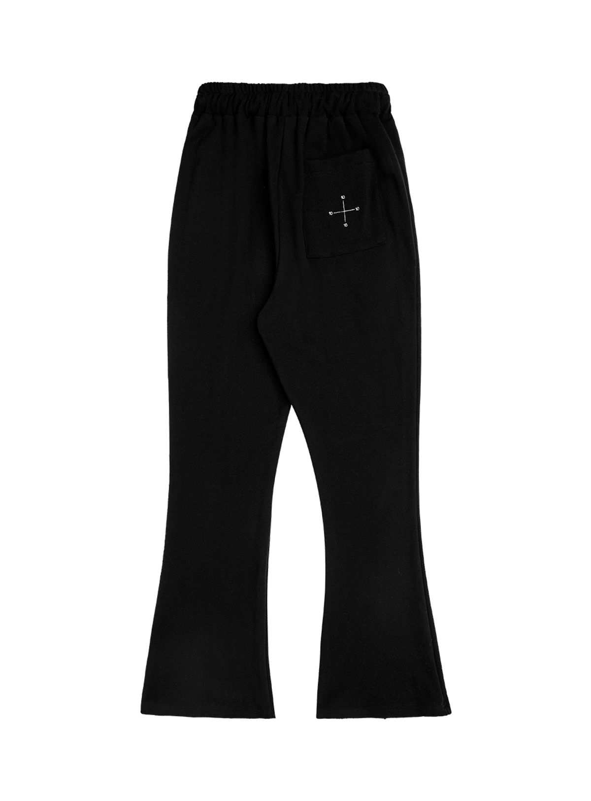 인터레스트(INTEREST) BOOTCUT PINTUCK PANTS_BLACK