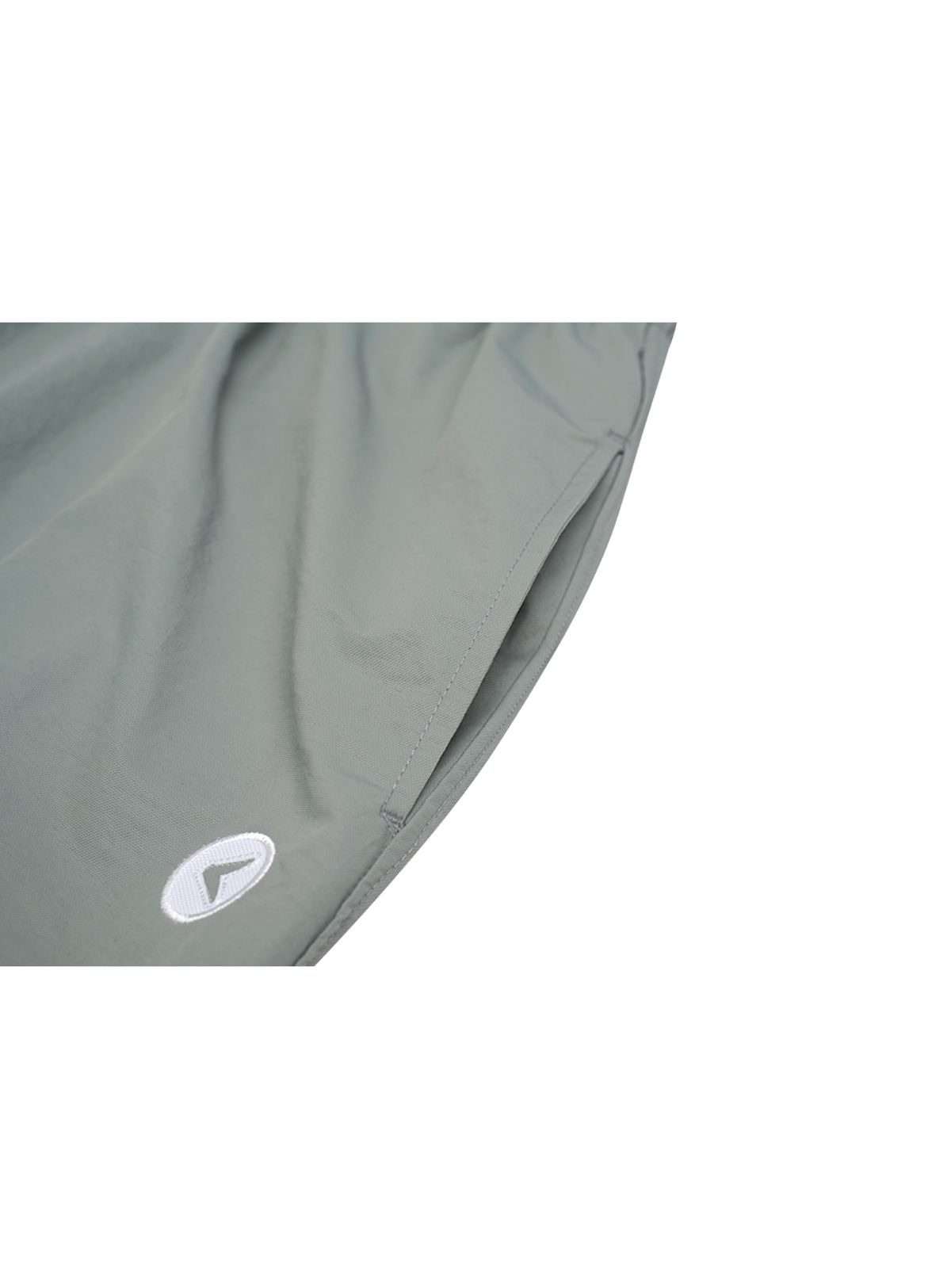 인터레스트(INTEREST) BACK SLIT WINDBREAKER SKIRT_FROSTY GREEN