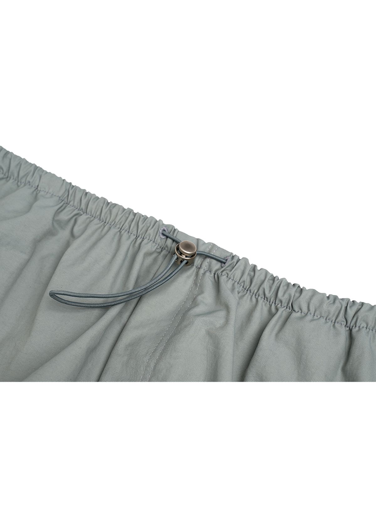 인터레스트(INTEREST) BACK SLIT WINDBREAKER SKIRT_FROSTY GREEN