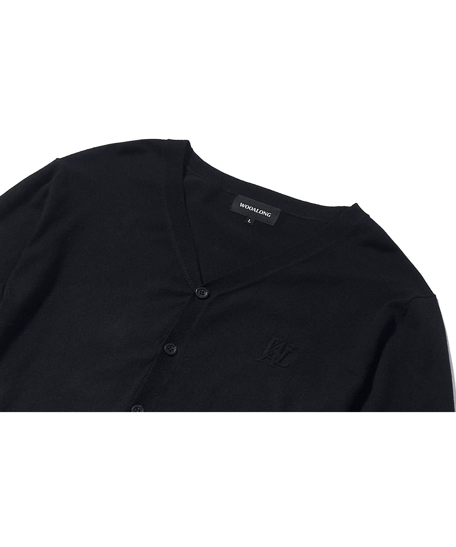 ●WOOALONG●SIGNATURE V-NECK SOFT KNIT CARDIGAN 2色 人気 セール】A'GEM/9 × .kom『WOOALONG/ウアロン』Signature V-neck