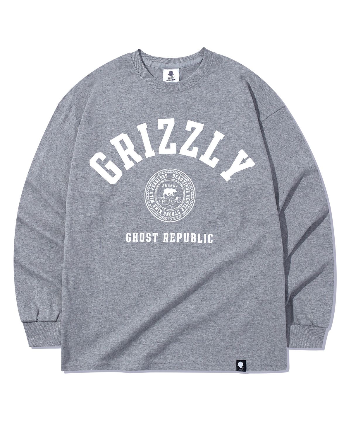 고스트리퍼블릭(GHOST REPUBLIC) GRIZZLY 클럽 오버핏 긴팔티 GLT-955