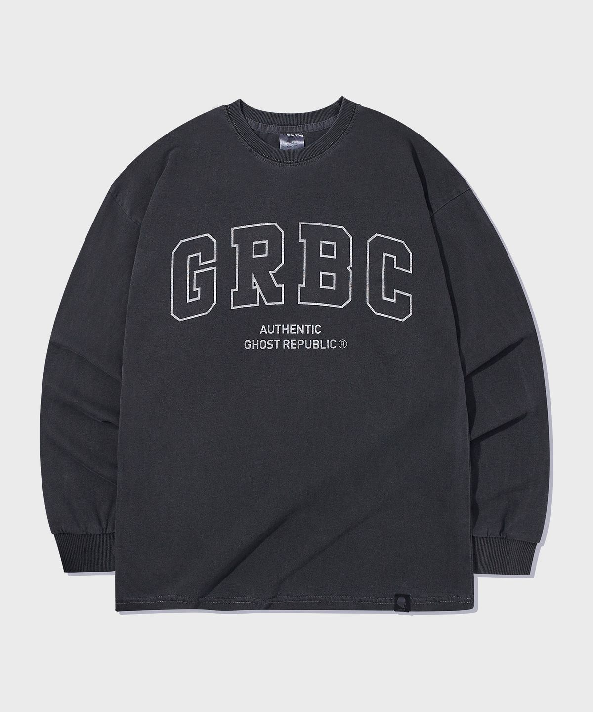 고스트리퍼블릭(GHOST REPUBLIC) GRBC 시그니처 피그먼트 오버핏 긴팔티 GLT-952