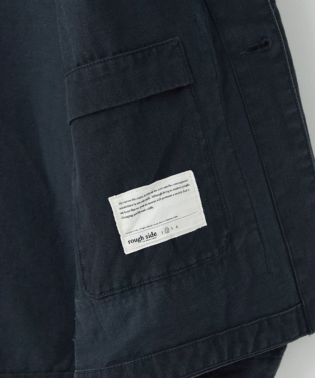 러프사이드(ROUGHSIDE) Comfort Jacket Navy