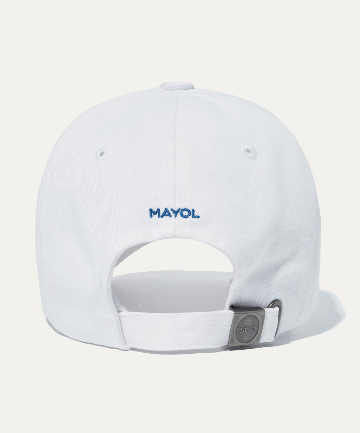 마욜(MAYOL) 육각 와펜 볼캡_화이트