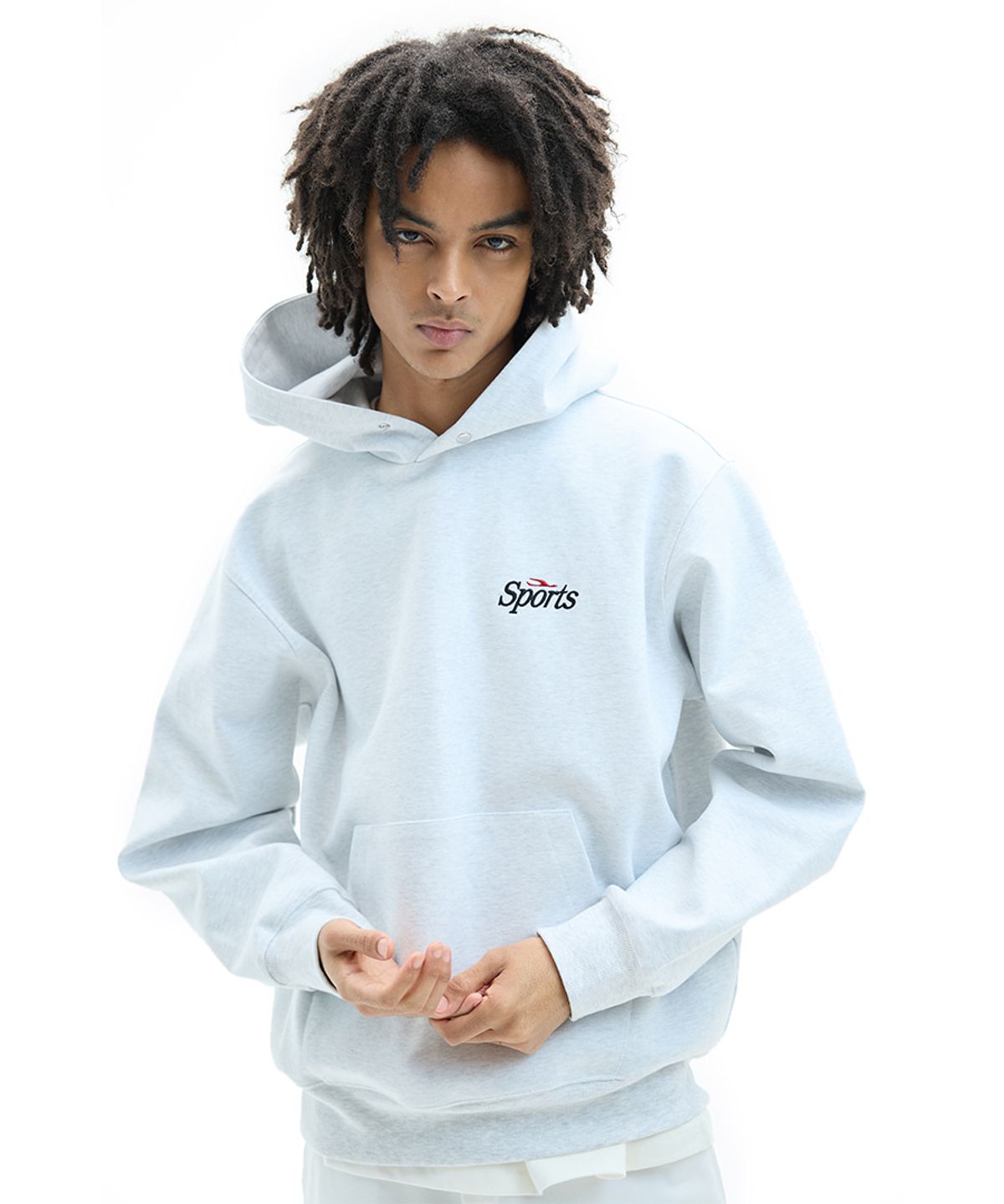 프로-스펙스(PRO-SPECS) SNAP HOODIE LTGY