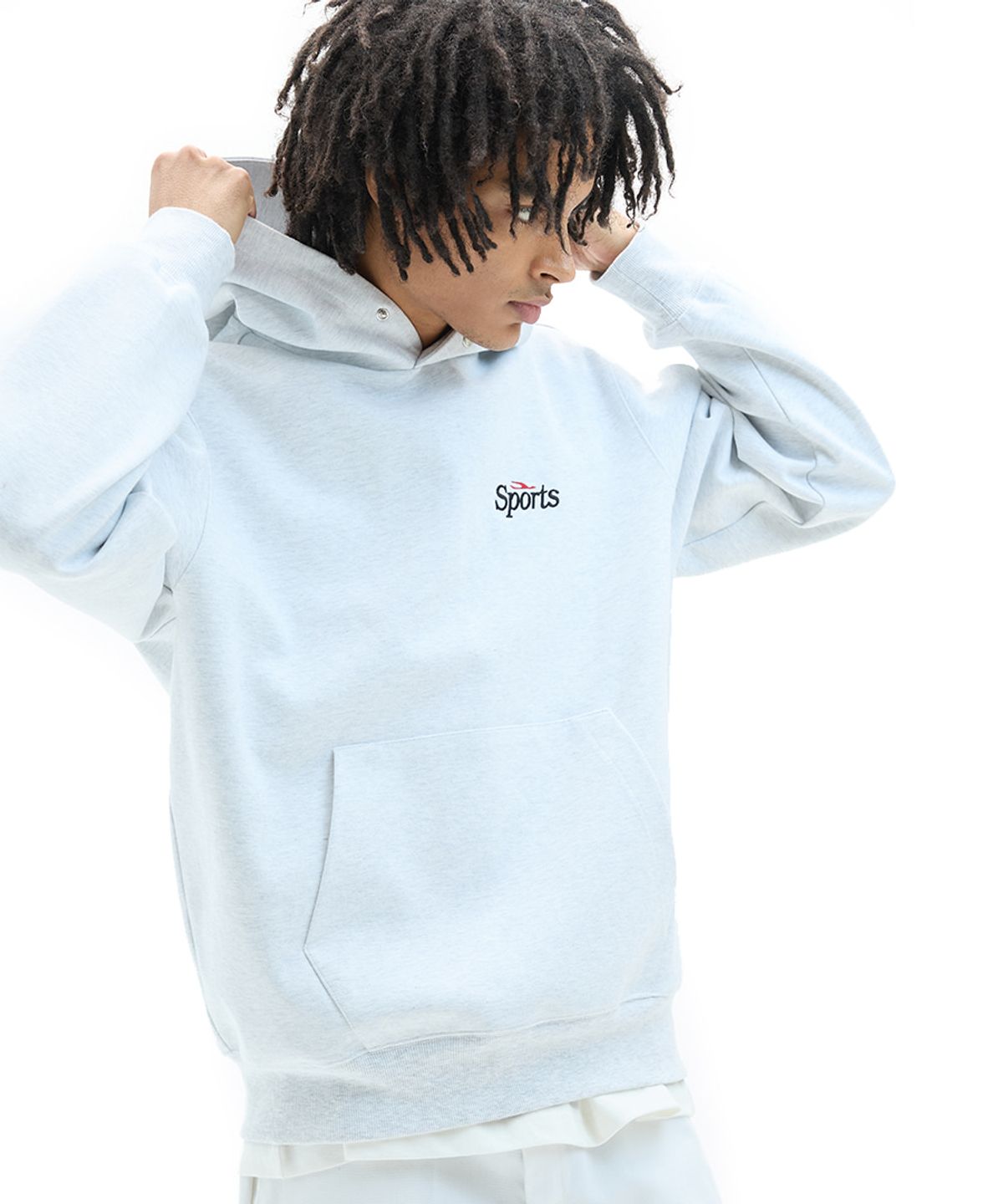 프로-스펙스(PRO-SPECS) SNAP HOODIE LTGY