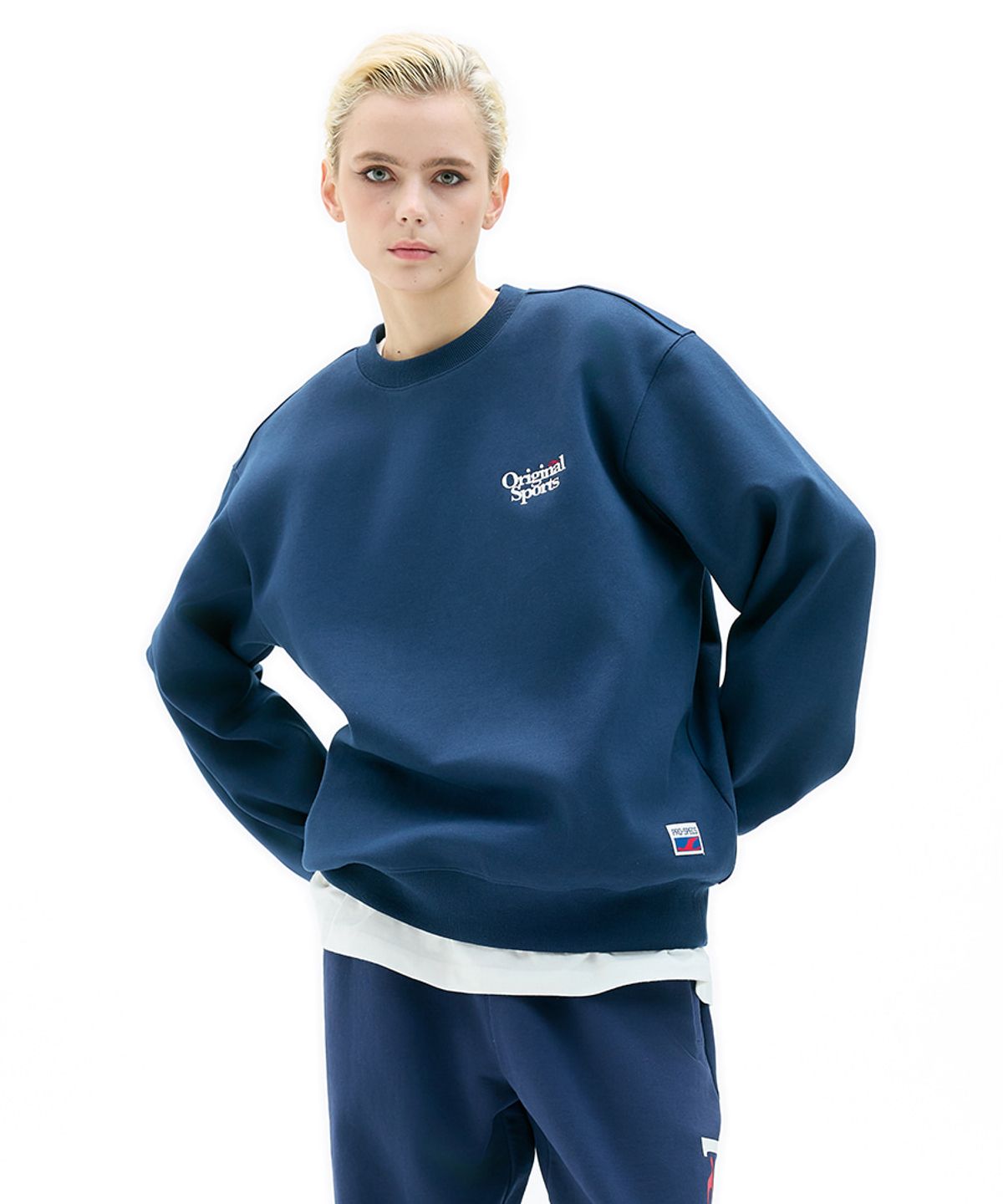 프로-스펙스(PRO-SPECS) LOGO SWEATSHIRTS NAVY