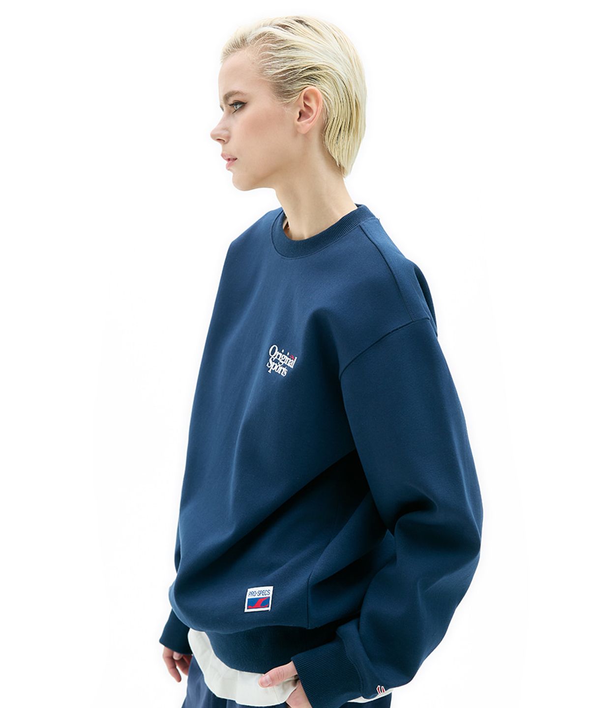 프로-스펙스(PRO-SPECS) LOGO SWEATSHIRTS NAVY