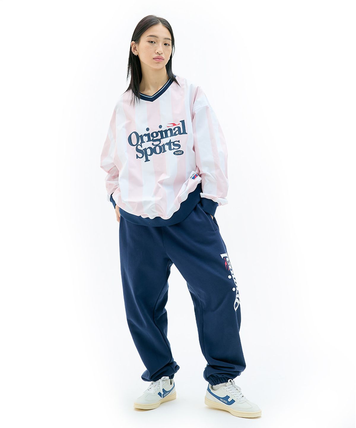 프로-스펙스(PRO-SPECS) LOGO SWEATPANTS NAVY