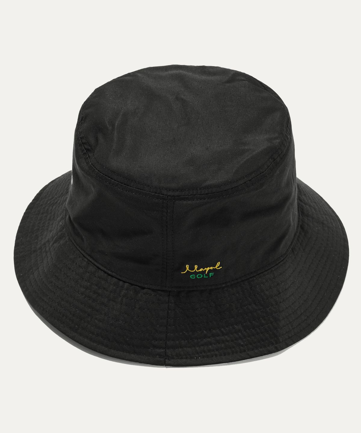 마욜(MAYOL) 자수 리버서블 버킷햇_블랙 (화이트)
