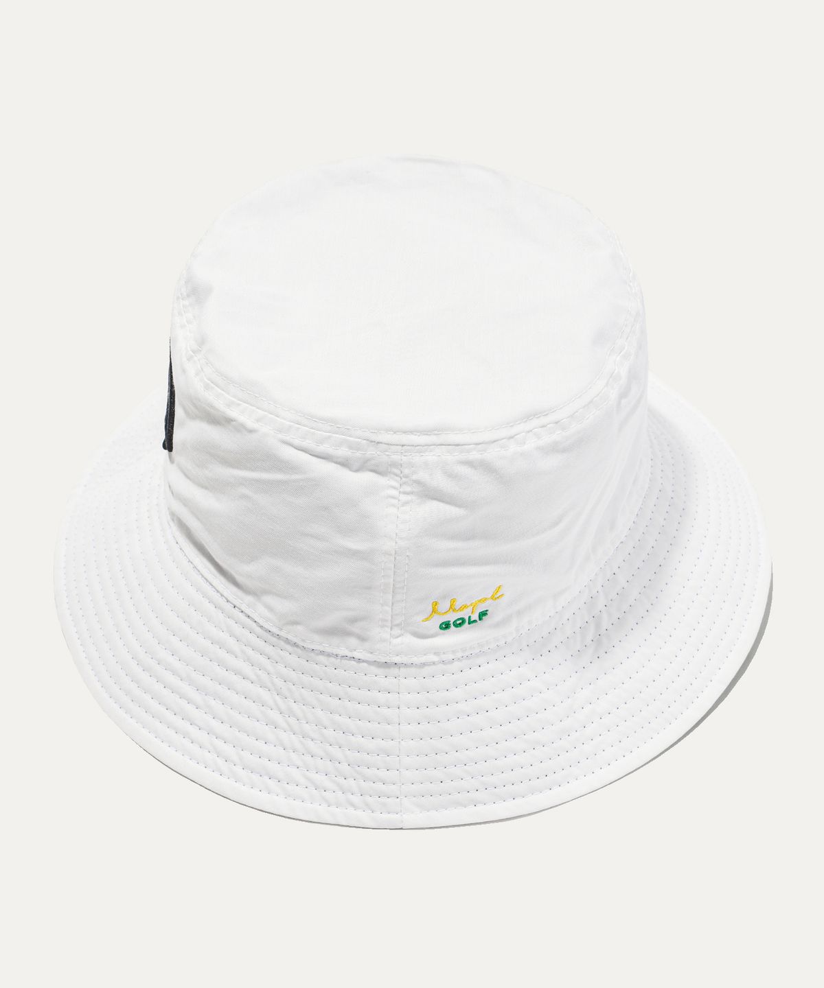 마욜(MAYOL) 자수 리버서블 버킷햇_블랙 (화이트)