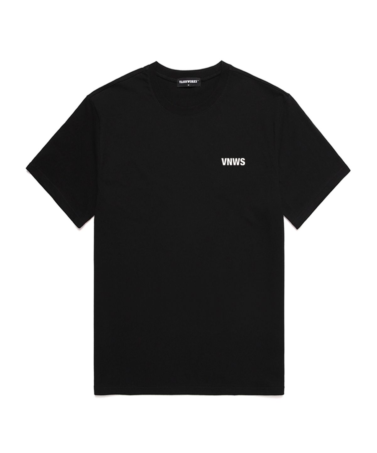 밴웍스(VANNWORKS) VNWS 미니 로고 반팔 티셔츠 (VS0008) 블랙_화이트