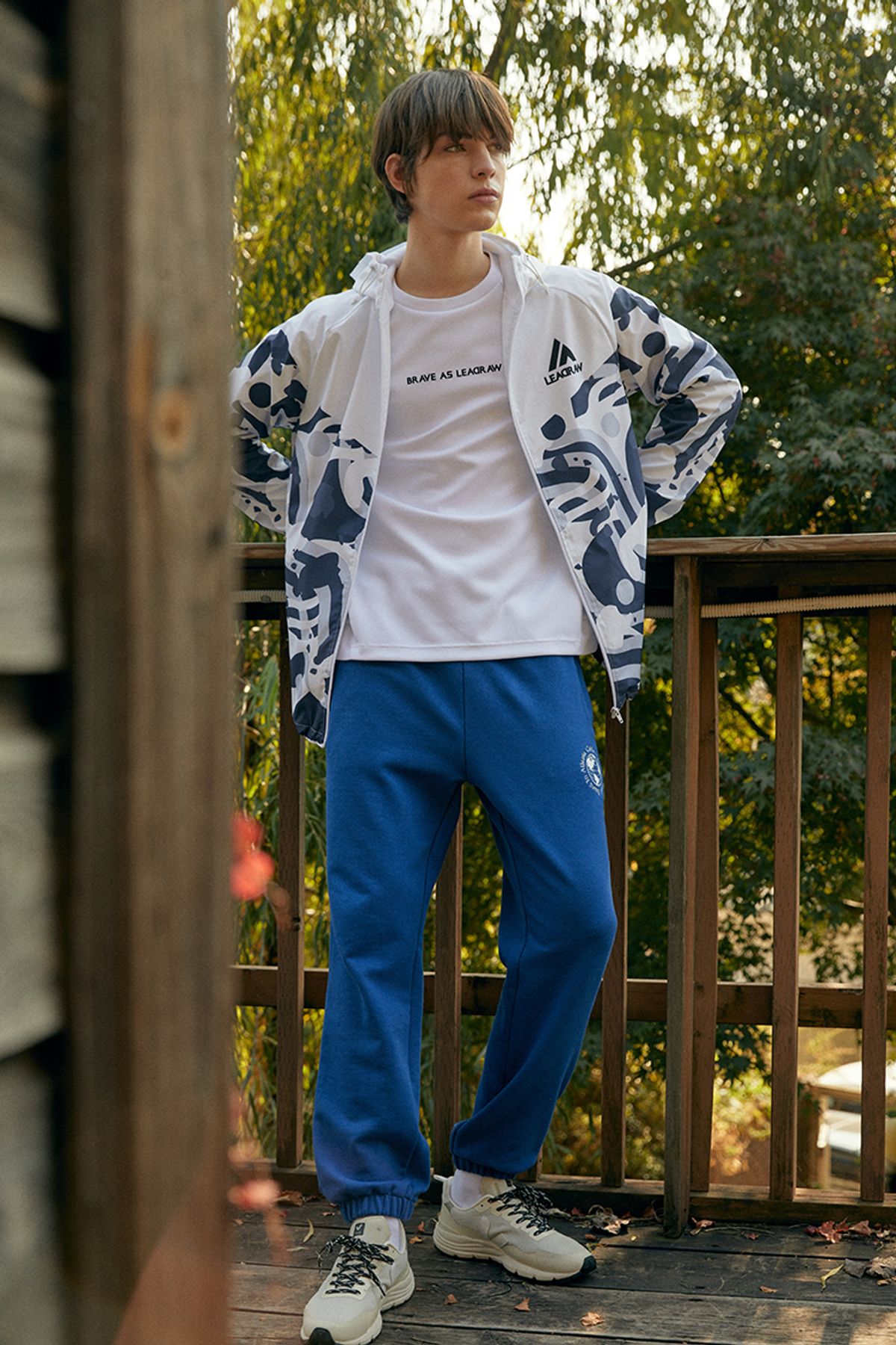 리드로(LEADRAW) Windbreaker _ White
