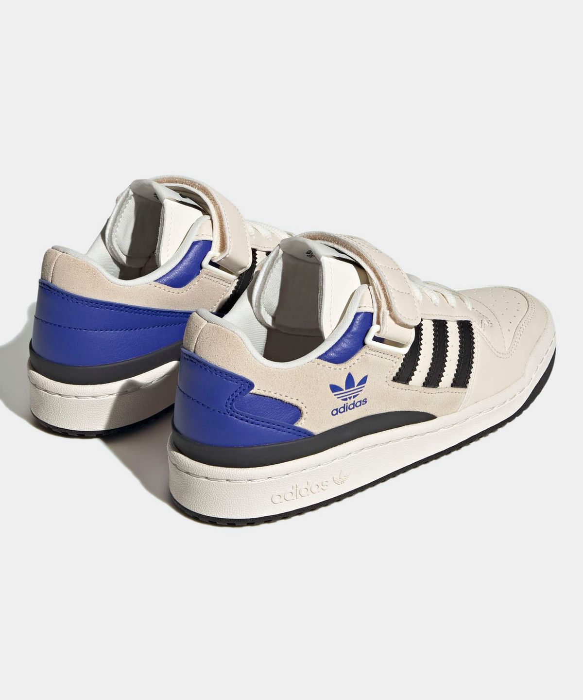 아디다스(ADIDAS) 포럼 로우 W - 베이지:블랙:블루 / HQ4426
