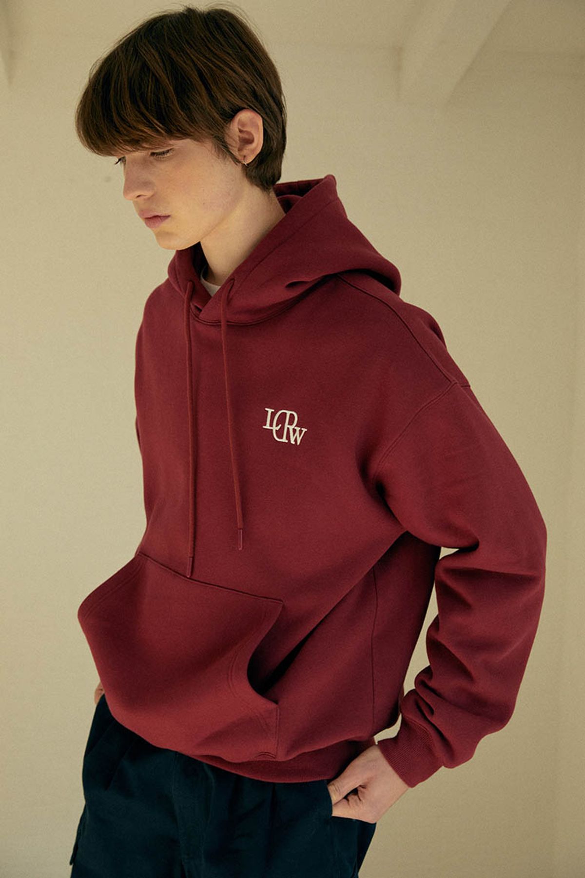 리드로(LEADRAW) A Hoody _ Burgundy