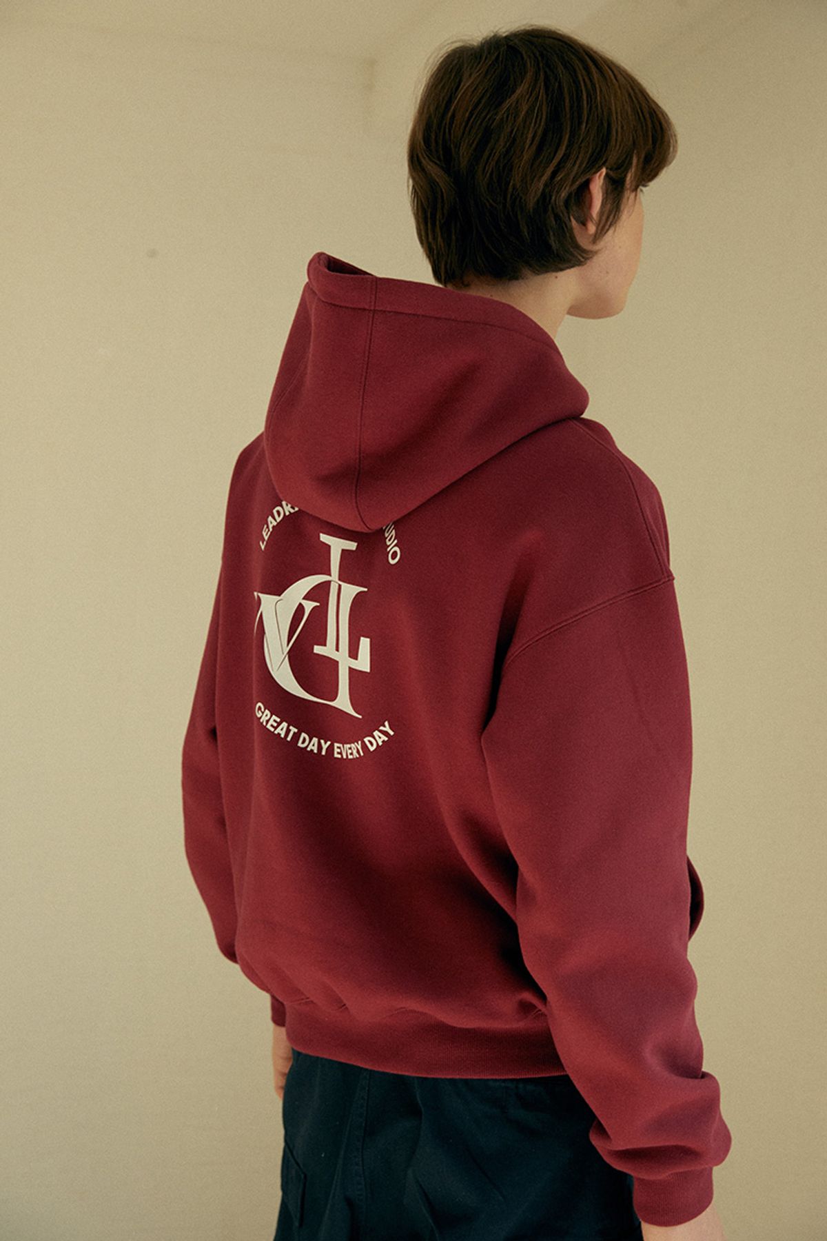 리드로(LEADRAW) A Hoody _ Burgundy