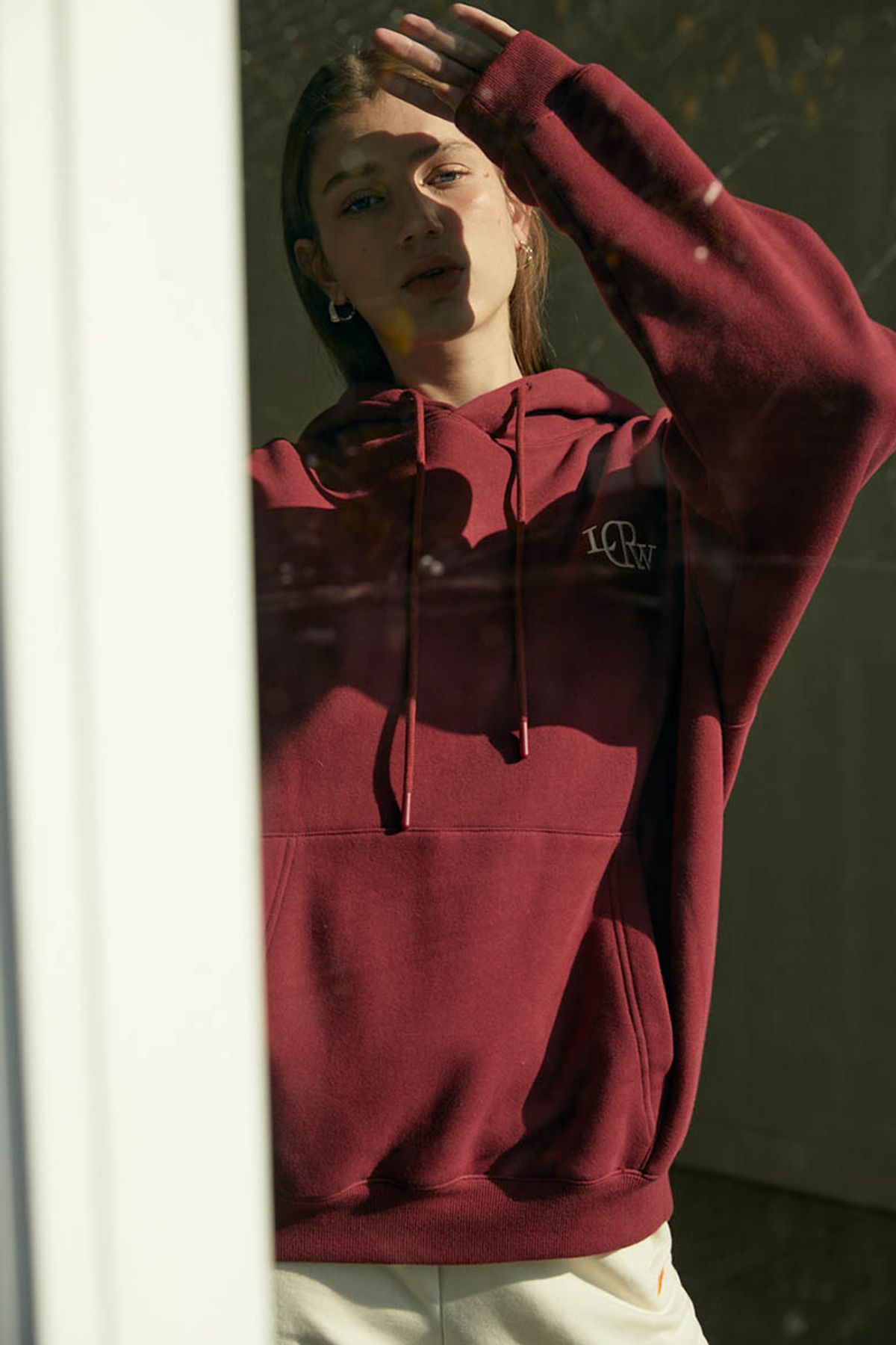 리드로(LEADRAW) A Hoody _ Burgundy