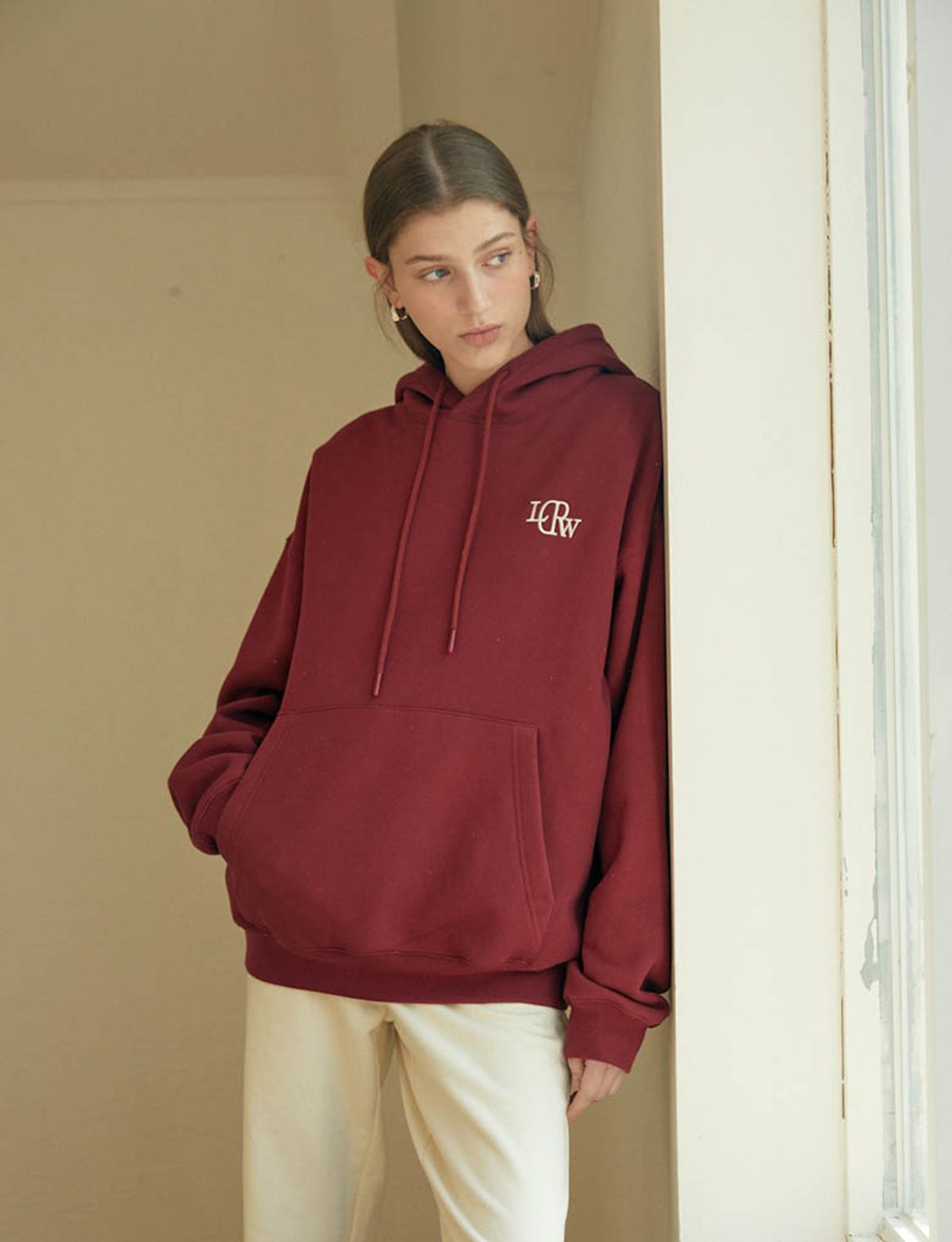 리드로(LEADRAW) A Hoody _ Burgundy