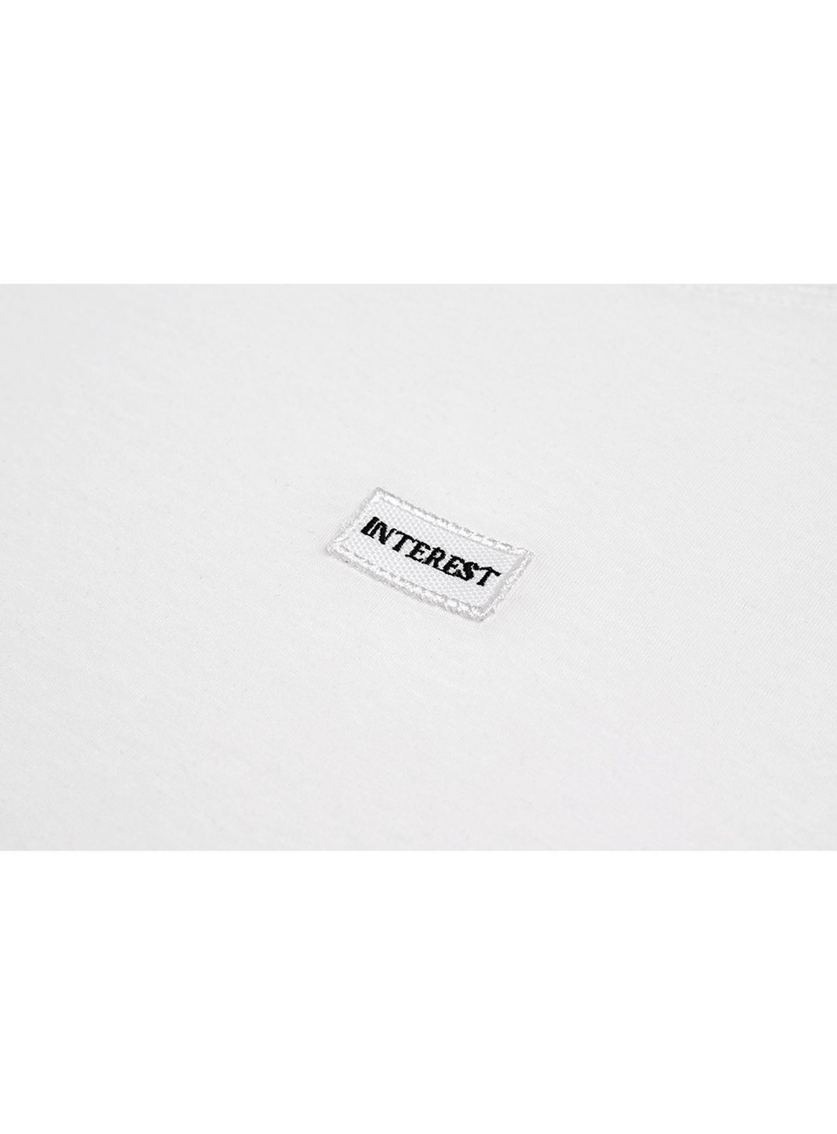 인터레스트(INTEREST) INTEREST NAME PATCH TOP_WHITE